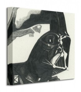 Star Wars Gwiezdne Wojny Darth Vader Sketch - Obraz na płótnie