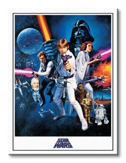 Star Wars Gwiezdne Wojny Episode IV A New Hope (One Sheet) - Obraz na płótnie