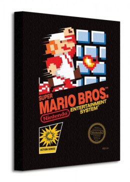 Super Mario Bros. (NES Cover) - Obraz na płótnie