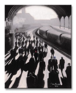 Victoria Station, London - 1934 - Obraz na płótnie