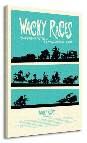 Wacky Races - Obraz na płótnie