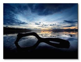 Beach Reflection - Obraz na płótnie