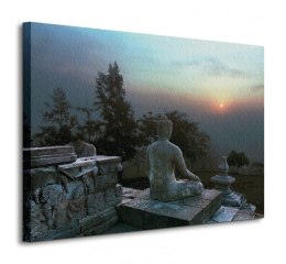 Buddha At Sunset - Obraz na płótnie