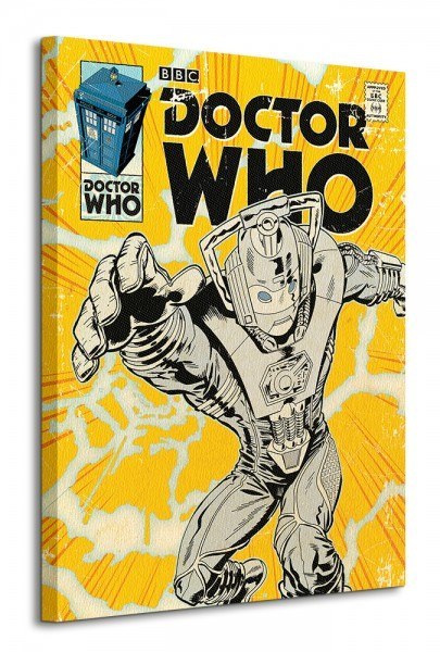 Doctor Who (Cyberman Comic) - Obraz na płótnie