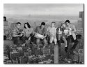 Friends Przyjaciele (Lunch on a Skyscraper) Robotnicy na belce - Obraz na płótnie