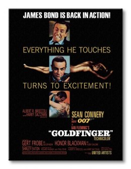 James Bond (Goldfinger - Excitement) - Obraz na płótnie