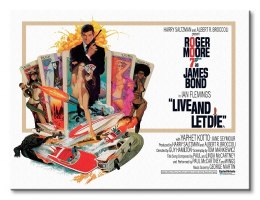 James Bond (Live And let Die) - Obraz na płótnie