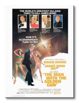 James Bond (The Man With The Golden Gun) - Obraz na płótnie