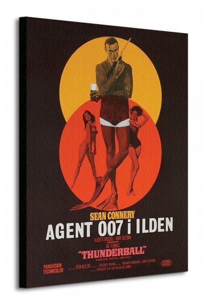 James Bond (Thunderball - Danish) - Obraz na płótnie