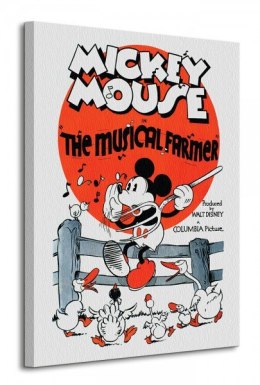 Myszka Miki Mickey Mouse (The Musical Farmer) - Obraz na płótnie