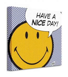 Smiley (Have A Nice Day - Dots) - Obraz na płótnie