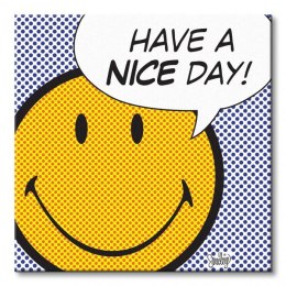 Smiley (Have A Nice Day - Dots) - Obraz na płótnie
