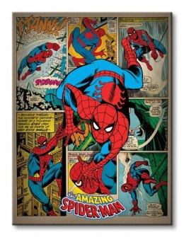 Spider-Man (Retro) - Obraz na płótnie