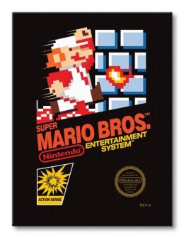 Super Mario Bros. (NES Cover) - Obraz na płótnie
