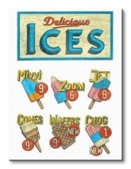 Delicious Ices - Obraz na płótnie