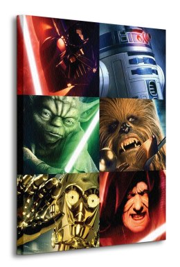 Gwiezdne Wojny Star Wars (Character Squares) - obraz na płótnie