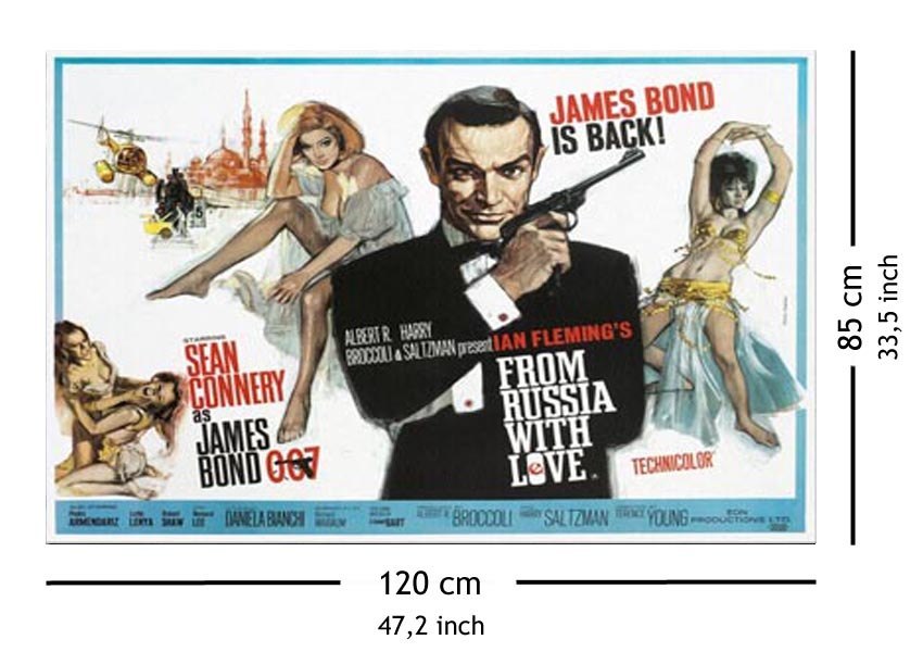 James Bond (From Russia With Love - Arrows) - Obraz na płótnie