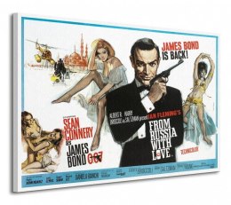 James Bond (From Russia With Love - Painting) - Obraz na płótnie