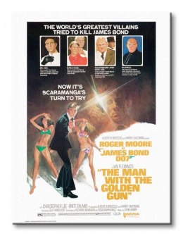 James Bond (The Man With The Golden Gun) - Obraz na płótnie