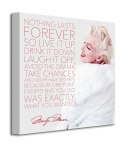 Marilyn Monroe (Nothing Lasts Forever) - Obraz na płótnie