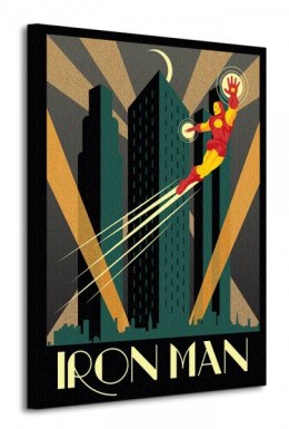Marvel Deco (Iron Man) - Obraz na płótnie