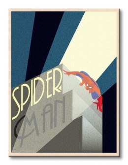 Marvel Deco (Spider-man Building) - Obraz na płótnie