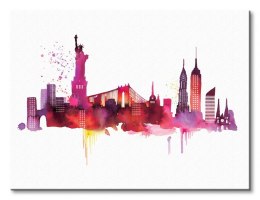 New York Skyline - Obraz na płótnie