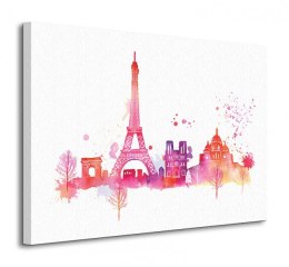 Paris Skyline - Obraz na płótnie