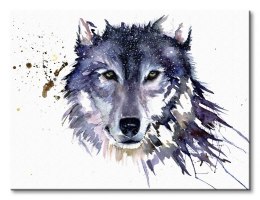 Snow Wolf - Obraz na płótnie