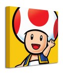 Super Mario (Toad) - Obraz na płótnie