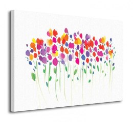 Vibrant Floral - Obraz na płótnie