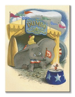 Disney Słoń Dumbo (Watercolour) - Obraz na płótnie