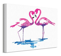 Flamingo Study - Obraz na płótnie