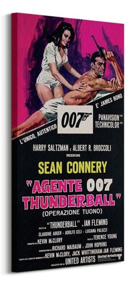 James Bond (Thunderball Italian) - Obraz na płótnie
