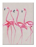 Summer Thornton (Elegant Flamingos) - Obraz na płótnie