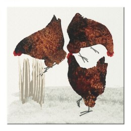 Three Hens - Obraz na płótnie
