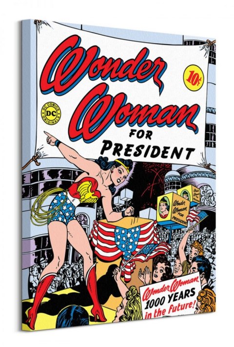 Wonder Woman (For President) - obraz na płótnie