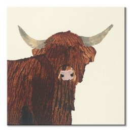 Highland Cow - obraz na płótnie