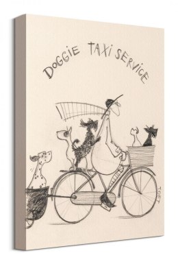 Sam Toft Doggie Taxi Service Sketch - obraz na płótnie