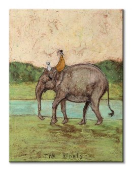 Sam Toft Two Riders - obraz na płótnie