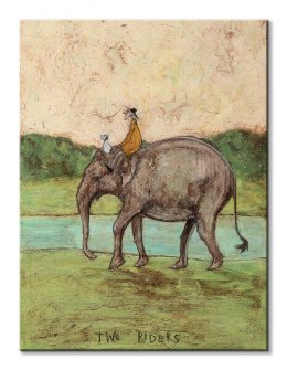 Sam Toft Two Riders - obraz na płótnie