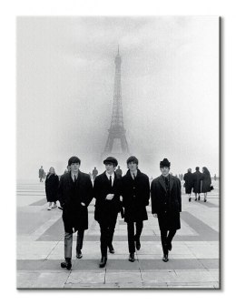 The Beatles Paris - obraz na płótnie