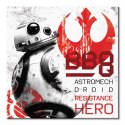 Gwiezdne Wojny Star Wars: The Last Jedi (BB-8 Resistance Hero) - obraz na płótnie