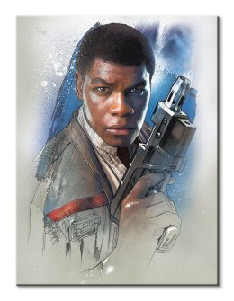 Gwiezdne Wojny Star Wars: The Last Jedi (Finn Brushstroke) - obraz na płótnie