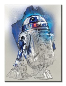 Gwiezdne Wojny Star Wars: The Last Jedi (R2-D2 Brushstroke) - obraz na płótnie