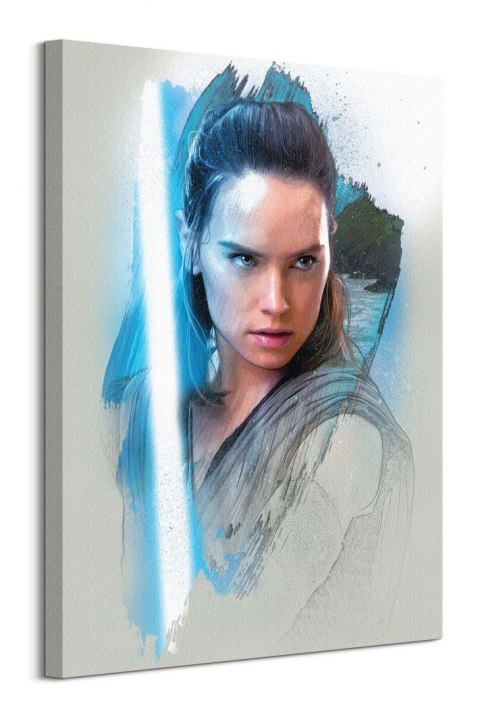 Gwiezdne Wojny Star Wars: The Last Jedi (Rey Brushstroke) - obraz na płótnie