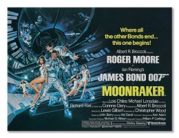 James Bond (Moonraker Landscape) - Obraz na płótnie