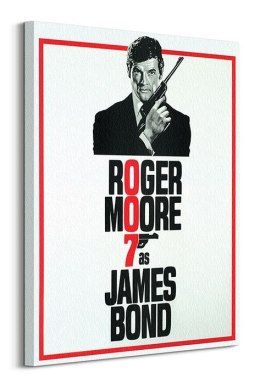 James Bond (Roger Moore) - Obraz na płótnie