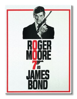 James Bond (Roger Moore) - Obraz na płótnie