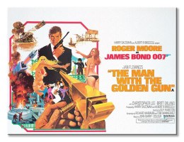 James Bond (The Man with the Golden Gun Landscape) - Obraz na płótnie